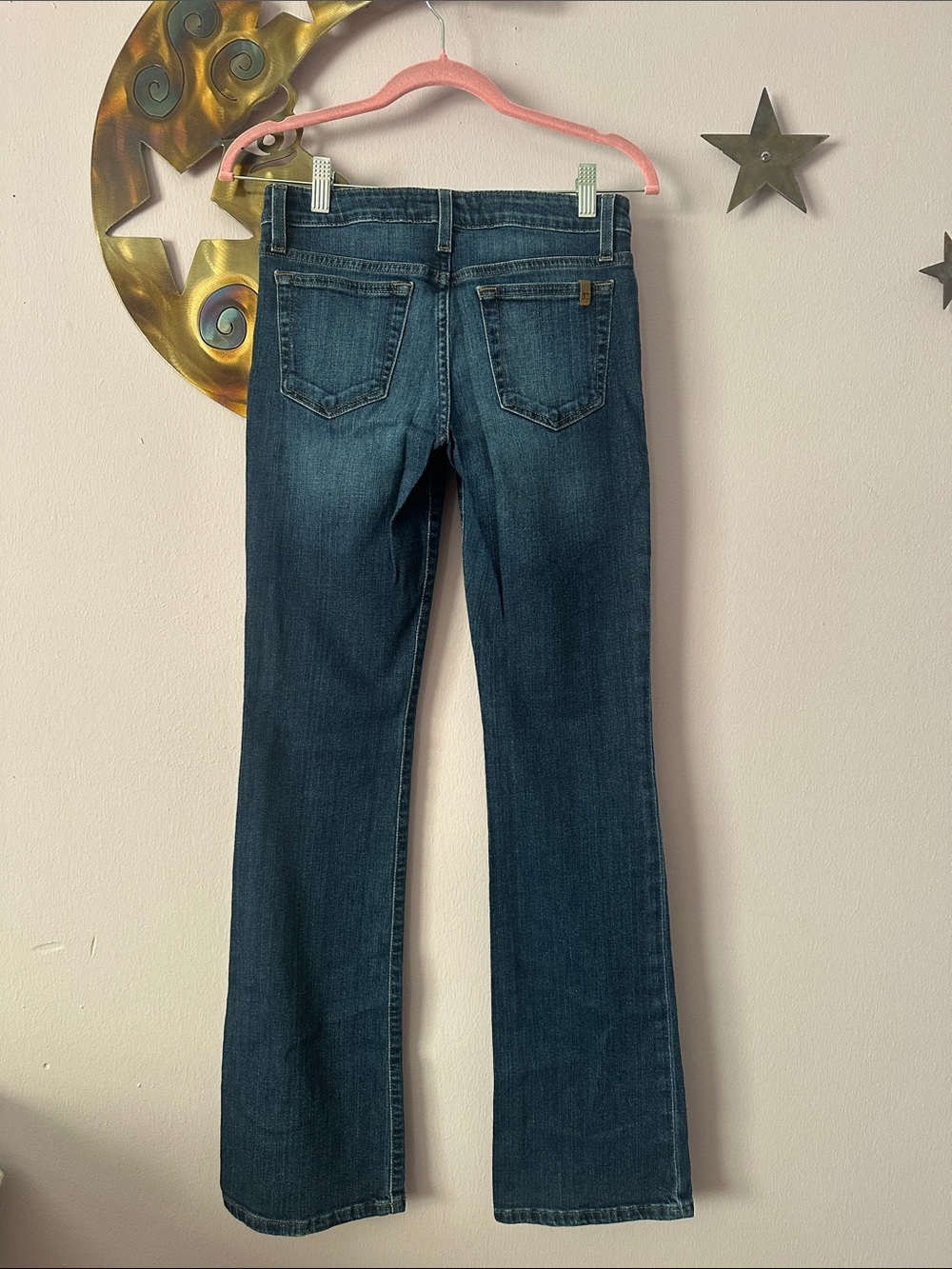 Joe's Jeans High Rise Dark Blue Denim Jeans - Picture 3 of 3